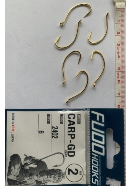 HOOKS 2402 CARP -GD NO:2 ALTIN İĞNE