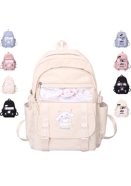Sanrios Cinnamoroll Öğrenci Sırt Çantası, Erkek ve Kız Çocuklara Hediye (Yurt Dışından)