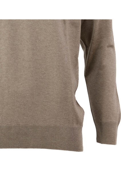 Erkek Uzun Kollu V Yakalı Düz Renk Klasik Model Rahat Kesim Ince Yünlü Dokuma Kazak indirimleri