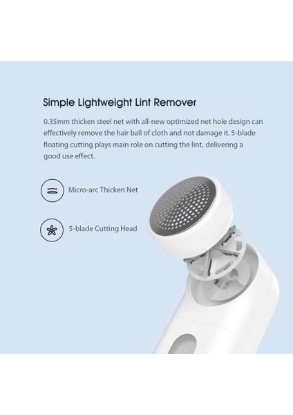 Xiaomi Mijia Şarjlı Tüy Temizleme Makinası - Beyaz (Yurt Dışından) modelleri