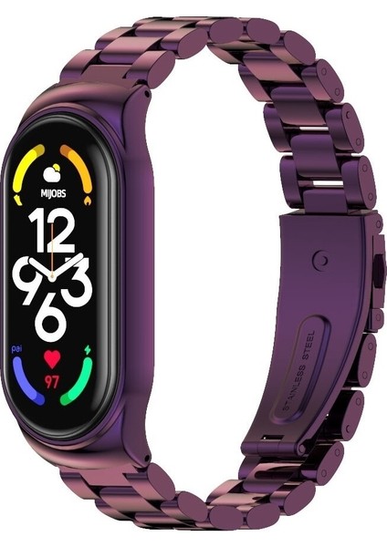 Xiaomi Mi Band 7/7 Nfc Gül Altın Için Cs Paslanmaz Ste Watch Band (Yurt Dışından)