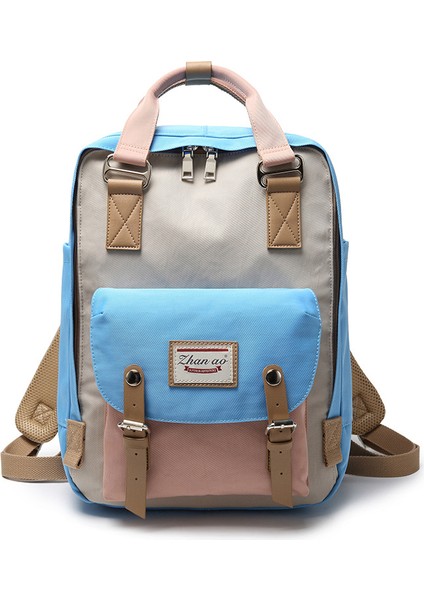 Sırt Çantası Şeker Rengi Moda Okul Çantası Bilgisayar Çantası (Yurt Dışından)