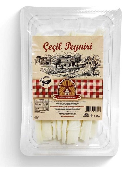 Tellioğlu Değirmen Çeçil Peyniri 250 gr