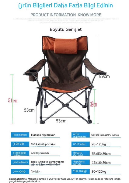 Açık Katlanır Sandalye Şezlong Plaj Sandalyesi Balıkçı Sandalyesi (Yurt Dışından)