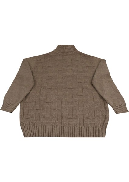 Vizon Slim Fit Yarım Balıkçı Yaka Erkek Triko modelleri