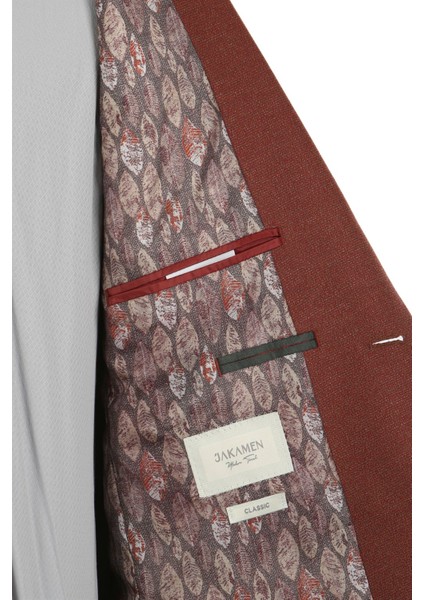Kizil Classic Fit Sivri Yaka Erkek Ceket fırsatları