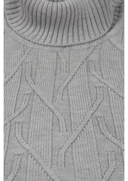 Gri Slim Fit Tam Balıkcı Erkek Triko fiyatları