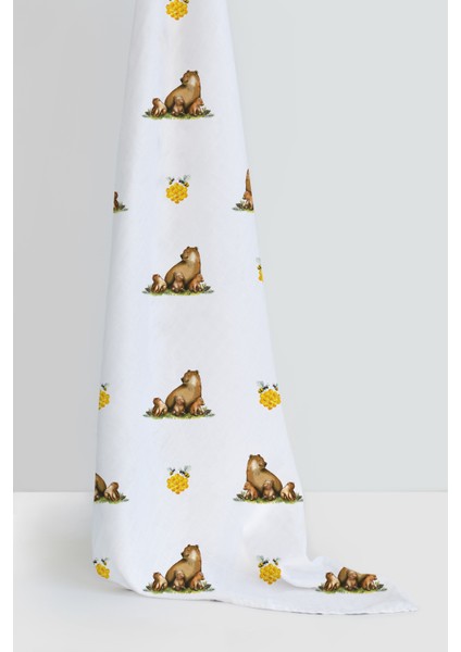 2'li Müslin Bebek Örtüsü Lours ve Iconique Lapin 100X100 modelleri