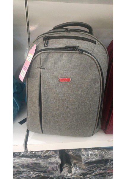 5 Bölmeli Suya Dayanıklı Notebook Bölmeli Okul Sırt Çantası 8040- grI