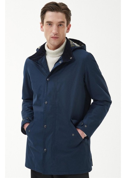 Chelsea Mac Waterproof Jacket NY71 Navy-Forest Mist