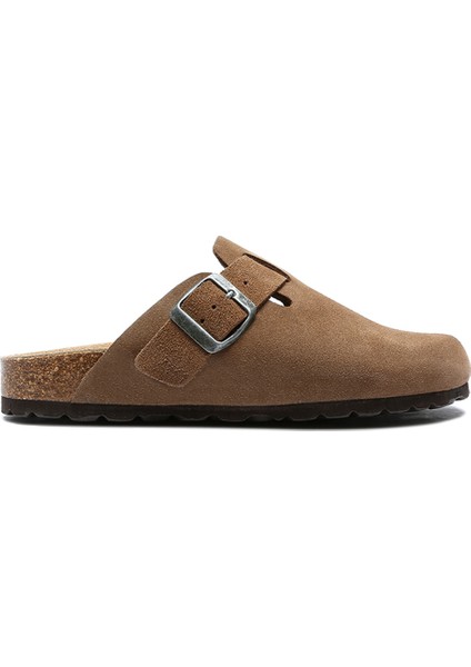 K13789SK Kifidis Soft Step Kadın Süet Deri Sabo Mantar Terlik 36-41