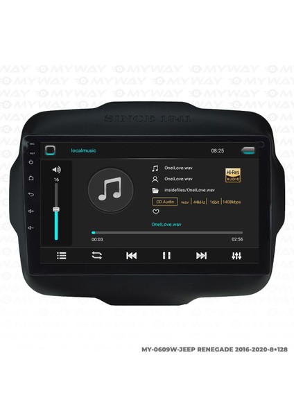 Jeep Renegade Android 12 Multimedya Carplay 4gb RAM+64GB HDD Navigasyon Ekran fiyatları