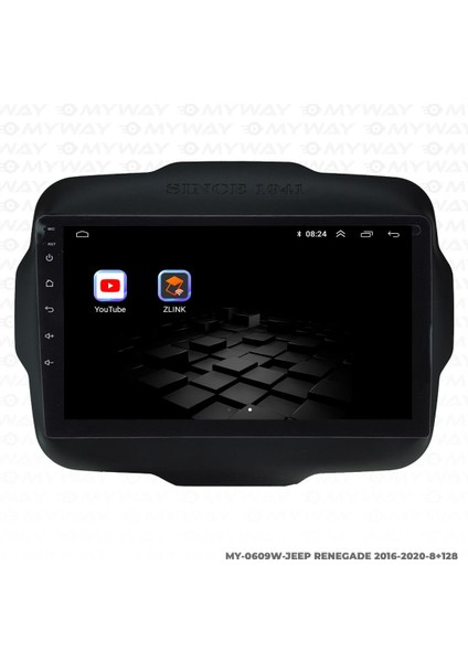 Jeep Renegade Android 12 Multimedya Carplay 4gb RAM+64GB HDD Navigasyon Ekran indirimleri