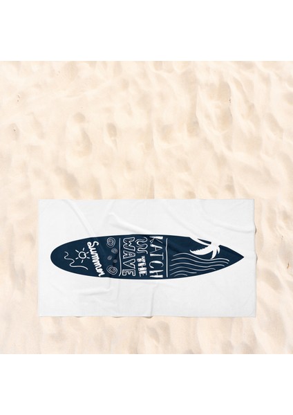 Katch The Wave Plaj Havlusu - Pamuk