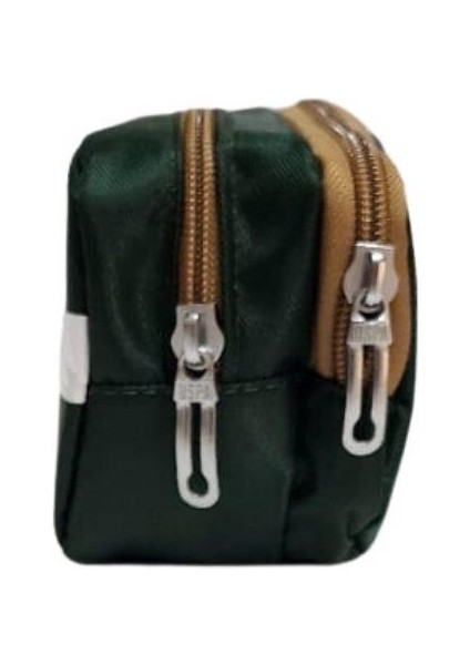 Çift Gözlü Deri-Süet Haki Yeşil Kalem Çantası PLKLK23094 fiyatları