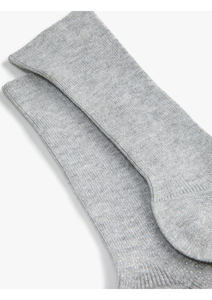 Uzun Soket Çorap Kırçıllı Yumuşak Dokulu modelleri