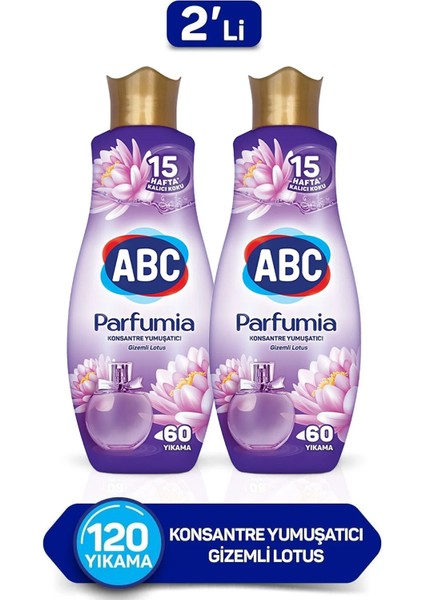 Abc Konsantre Yumuşatıcı Gizemli Lotus 1440ML 2'li Paket