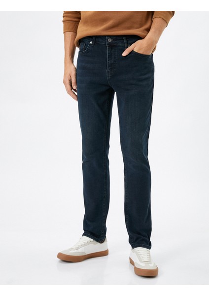 Slim Fit Kot Pantolon - Brad Jean