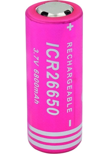 3.7 Volt 4500 Mah Icr 26650 Şarj Edilebilir Pil