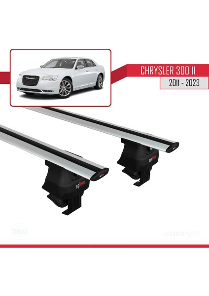 Chrysler 300 Iı 2011 ve Sonrası ile Uyumlu Ace-4 Ara Atkı Tavan Barı Gri modelleri