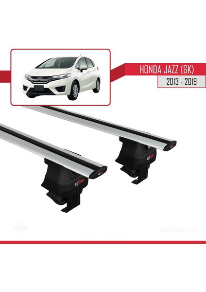 Honda Jazz / Fit (Gk) 2013-2019 Arası ile Uyumlu Ace-4 Ara Atkı Tavan Barı Gri modelleri