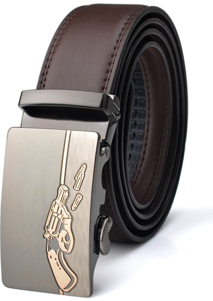 Erkek Otomatik Toka Kemer - Kahverengi (Yurt Dışından)