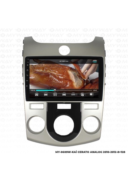 Kia Cerato Android 12 Multimedya Carplay 4gb RAM+64GB HDD Analog Navigasyon Ekran
