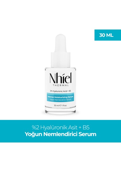 Yoğun Nemlendirici Serum 30 ml (%2 Hyalüronik Asit + B5)