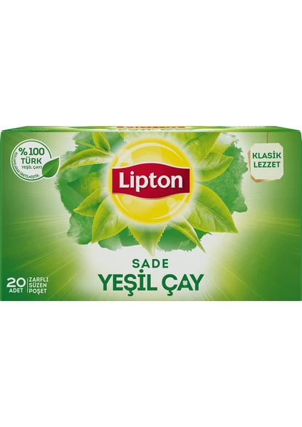 Bitki Çayı Yeşil Çay Sade 20li