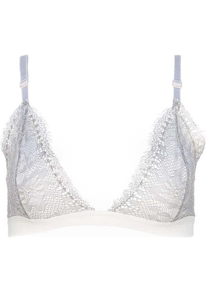 Athena Gri Dantelli Bralet