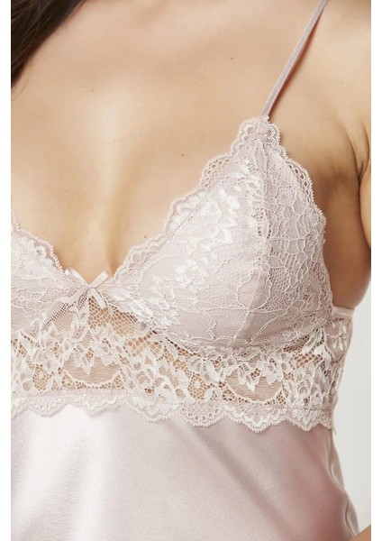 Saten Dantelli Gecelik 890 Pudra fiyatları