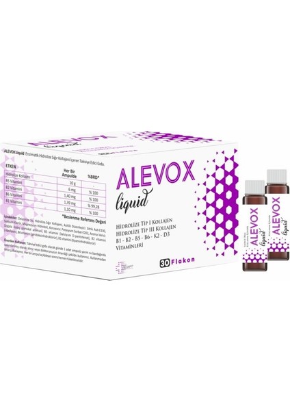 Alevox Liquid Sıvı 30 Flakon