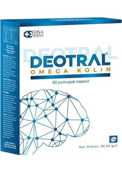 Deotral Omega Kolin 30 Soft Gel Kapsül