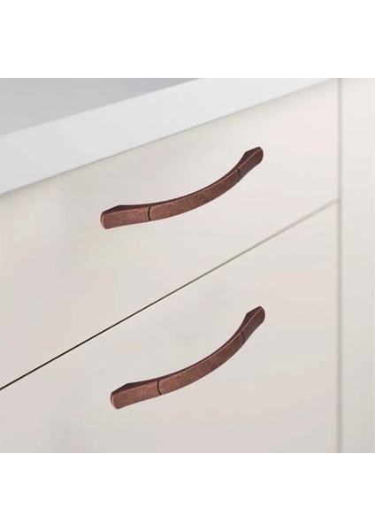 Mobilya Banyo Mutfak Dolabı Çekmece Dolap Kapak Kulpu Kulbu Antik Bakır 128 mm Metal Kulp