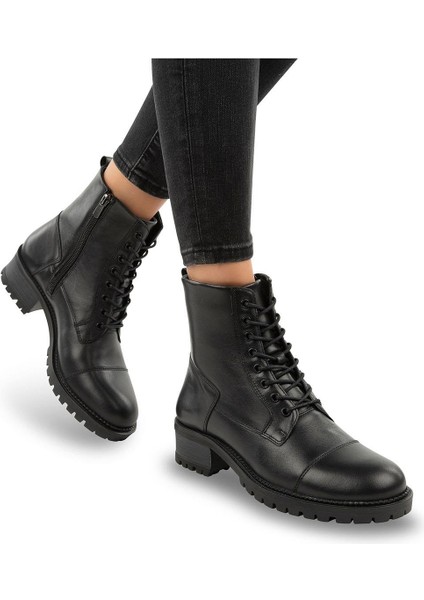 Alpina 6 Nokta Anatomik Taban Hakiki Deri Kadın Bot modelleri