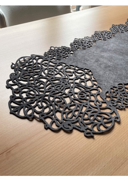 Koyu Gri Süet Kumaş Runner Sehpa Boyu 40X100CM fiyatları