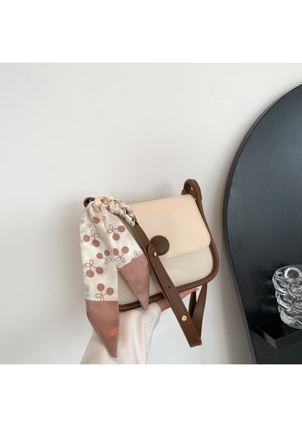 Dokulu Ipek Eşarp Küçük Çanta (Yurt Dışından)