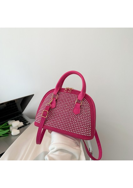 Dokulu Kabuklu Sıcak Elmas Çanta (Yurt Dışından)