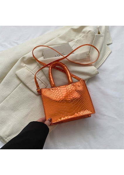 Çapraz Askılı Küçük Kare Çanta (Yurt Dışından)