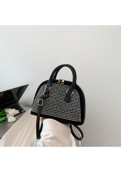 Dokulu Kabuklu Sıcak Elmas Çanta (Yurt Dışından)