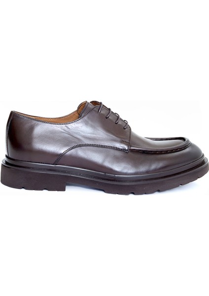 Erkek Kahverengi Deri Klasik Ayakkabı