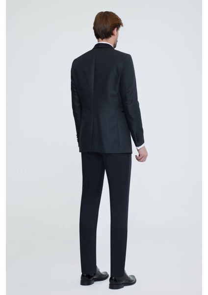 Erkek Siyah Yelekli Şal Yaka Slim Fit Damatlık indirimleri