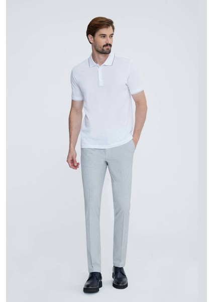 Erkek Beyaz Polo Yaka T-shirt modelleri