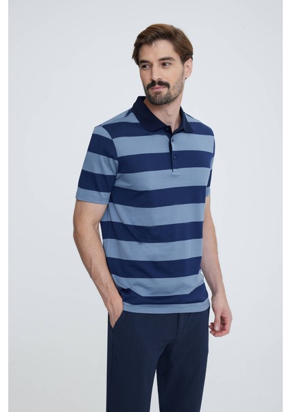 Erkek Lacivert Gri Polo Yaka T-shirt fiyatları