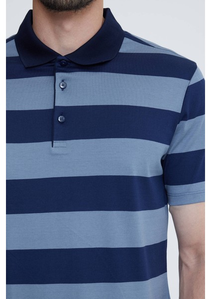 Erkek Lacivert Gri Polo Yaka T-shirt indirimleri