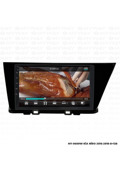 Kia Niro Android 12 Multimedya Carplay 4gb RAM+64GB HDD Navigasyon Ekran