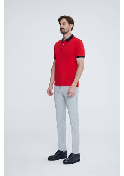 Erkek Kırmızı Polo Yaka T-shirt modelleri