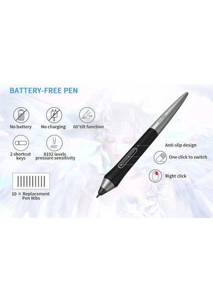 Deco Pro Small Bluetooth Kablosuz Grafik Tableti
