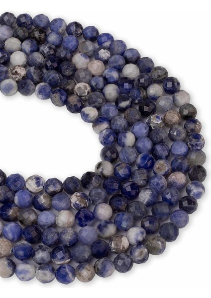 6 mm Faset Sodalit Taşı Dizi