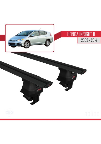 Honda Insight Iı 2009-2014 Arası ile Uyumlu Ace-4 Ara Atkı Tavan Barı Siyah